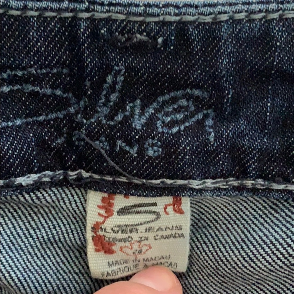 Dark denim